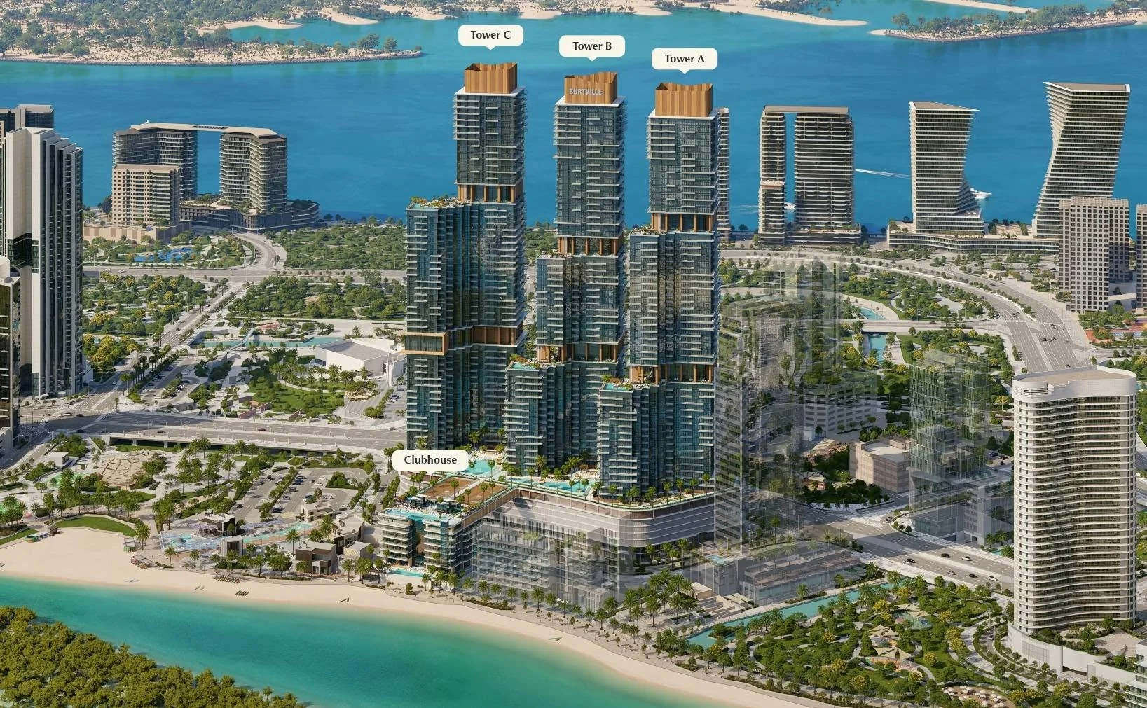 Beach Resort Residence 77 preliminary waterfront masterplan